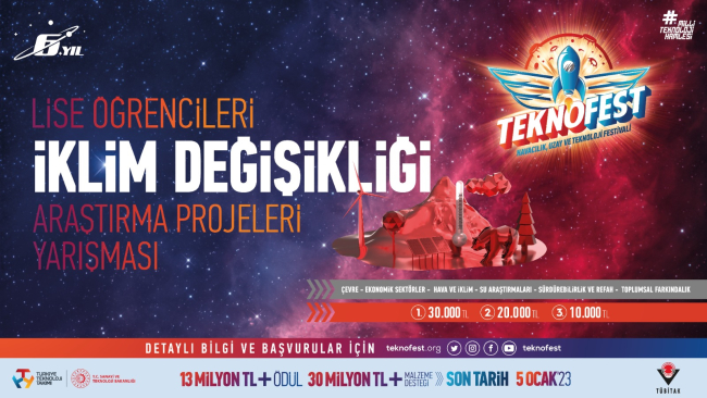 TEKNOFEST 2023 kapsamında başvuruları uzatılan yarışmalar için son 3 gün